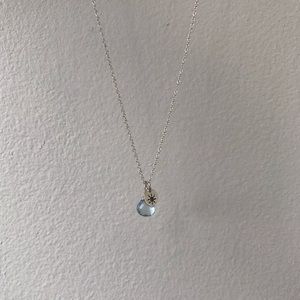 NEVER WORN B.U. Jewelry blue topaz necklace